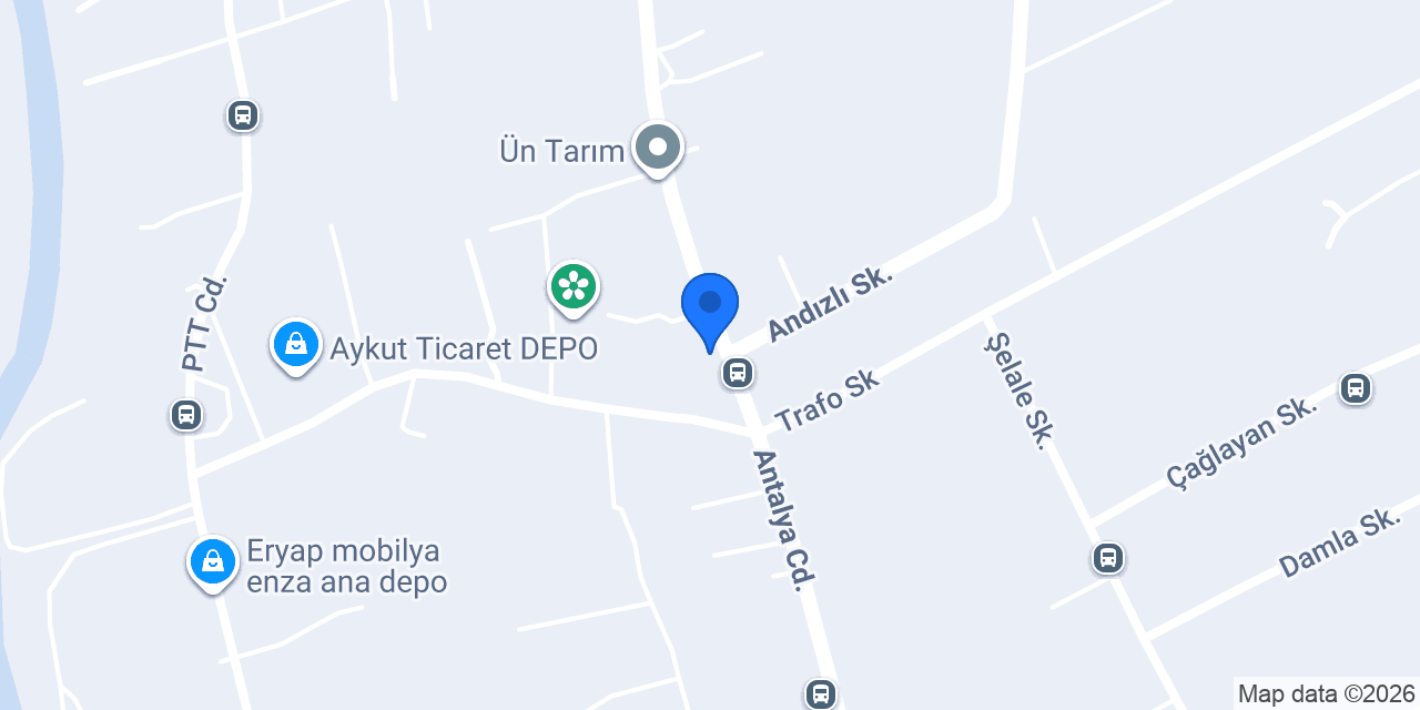 Özakşit Market konumu