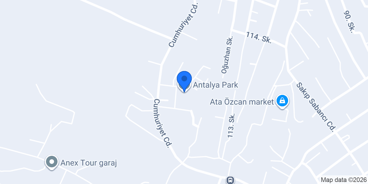 Antalya Park konumu