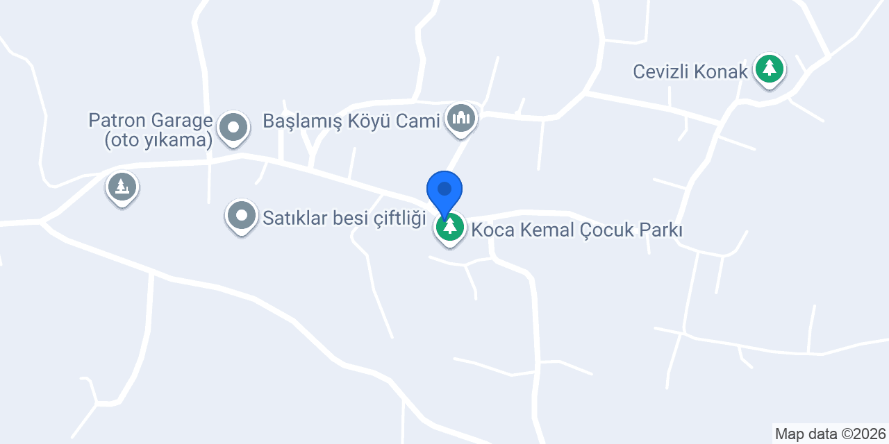 Başlamış Köyü ülkü Ocağı konumu