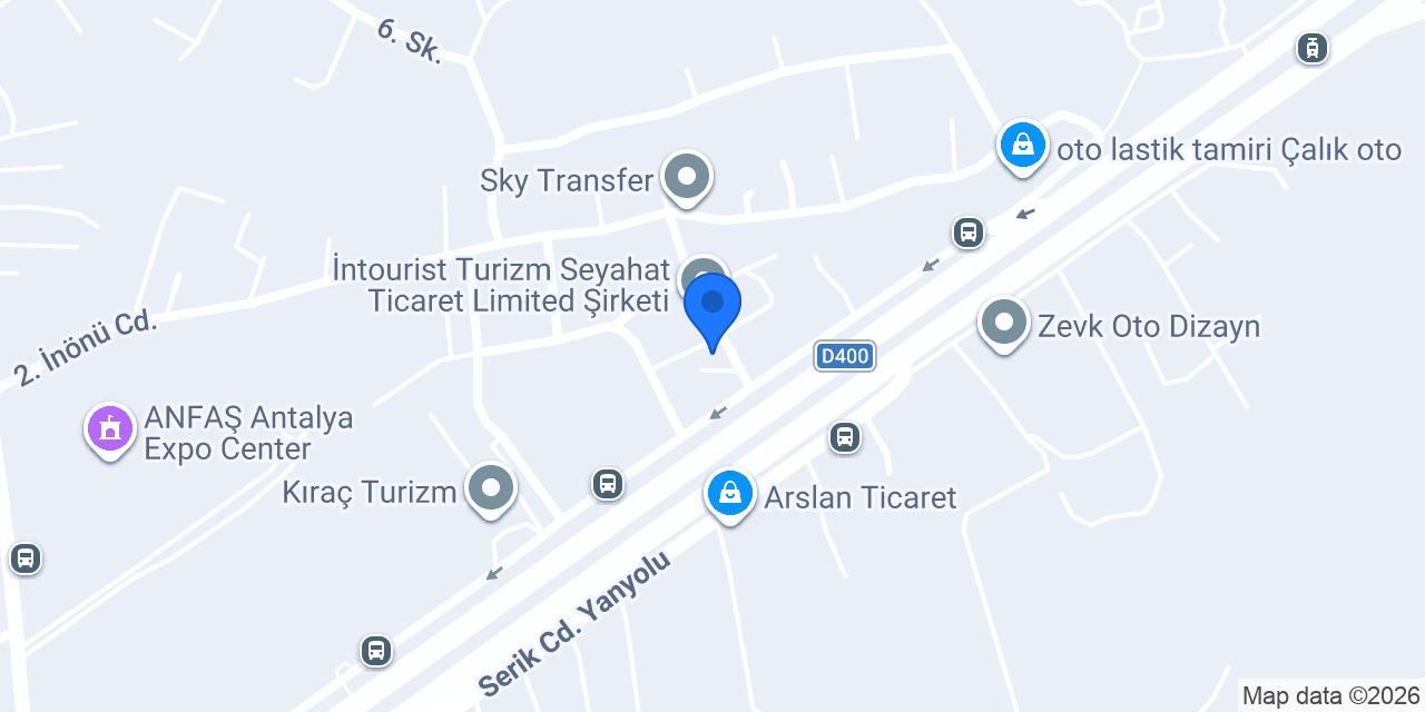 ANTALYA KONTEYNER AKSU ŞUBESİ konumu