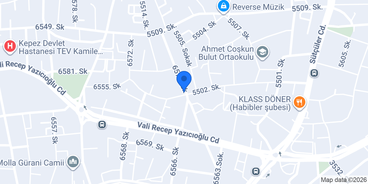 Kadir Hali Yikama konumu