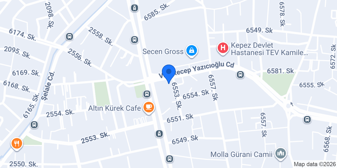 Man coiffeur Tunahan Koçak konumu
