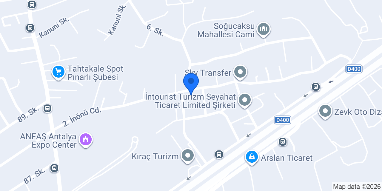AYDVİP TURİZM TAŞIMA SAN.VE TİC.LTD.ŞTİ konumu