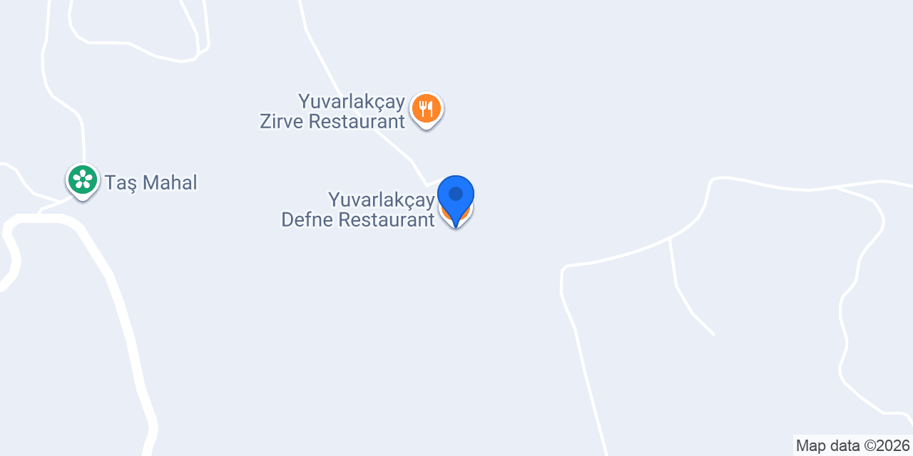 Yuvarlakçay Defne Restaurant konumu