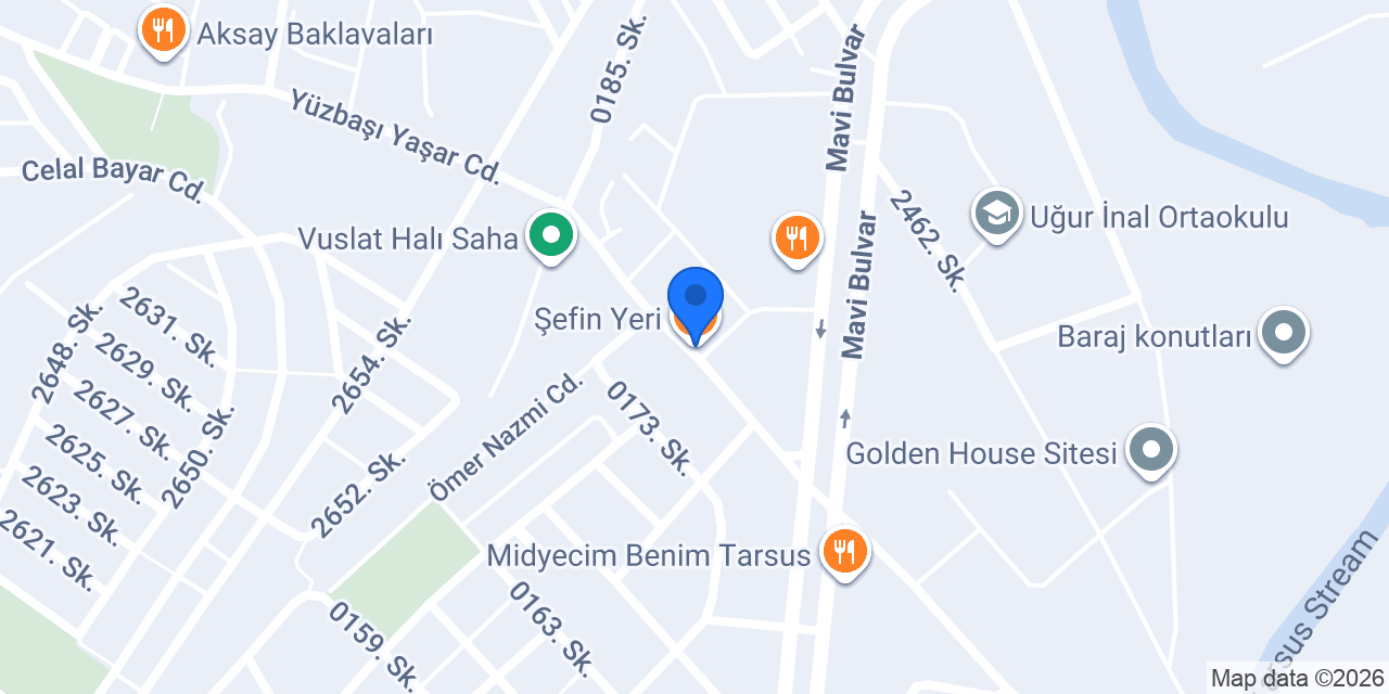 Şefin Yeri konumu