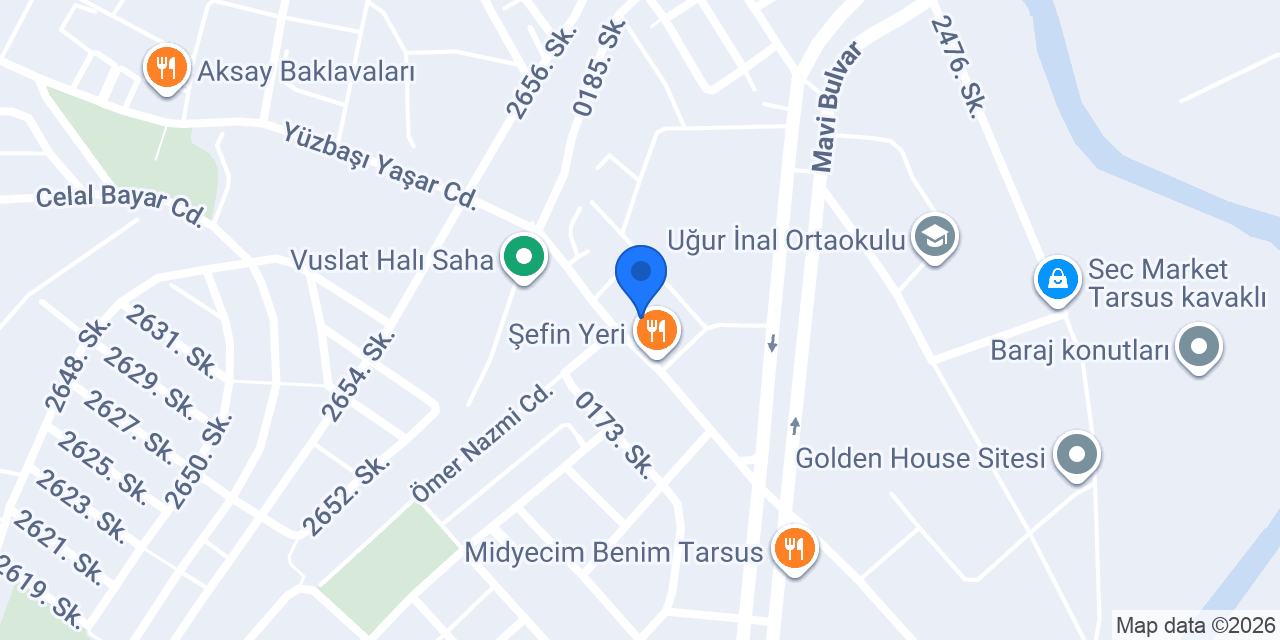 Mozaik Künefe Katmer konumu