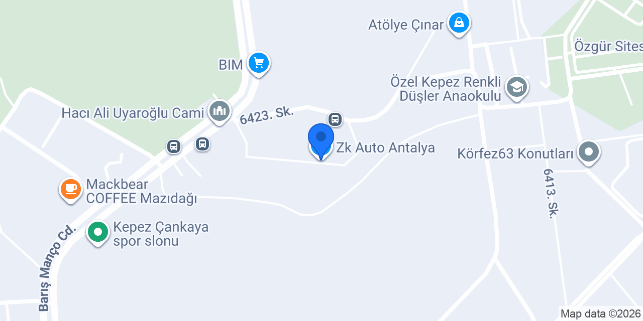 Zk Auto Antalya konumu