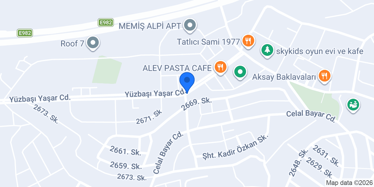 Simka Yapı Market konumu