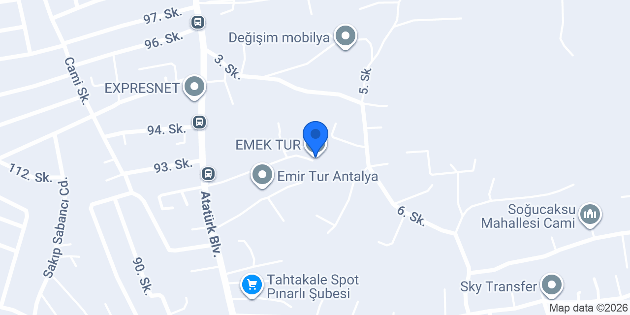 EMEK TUR konumu