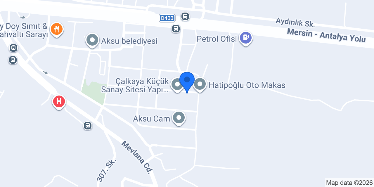 Biobest Aksu Şubesi konumu
