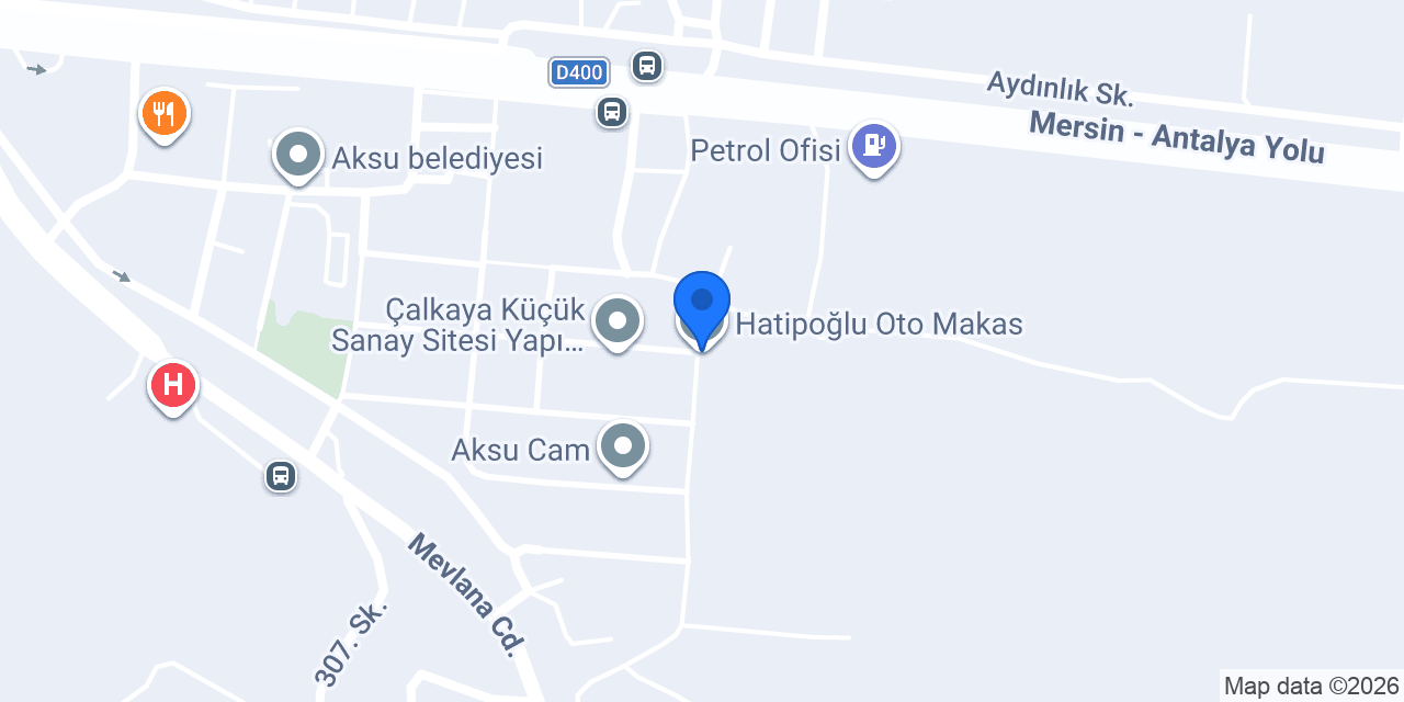 Hatipoğlu Oto Makas konumu
