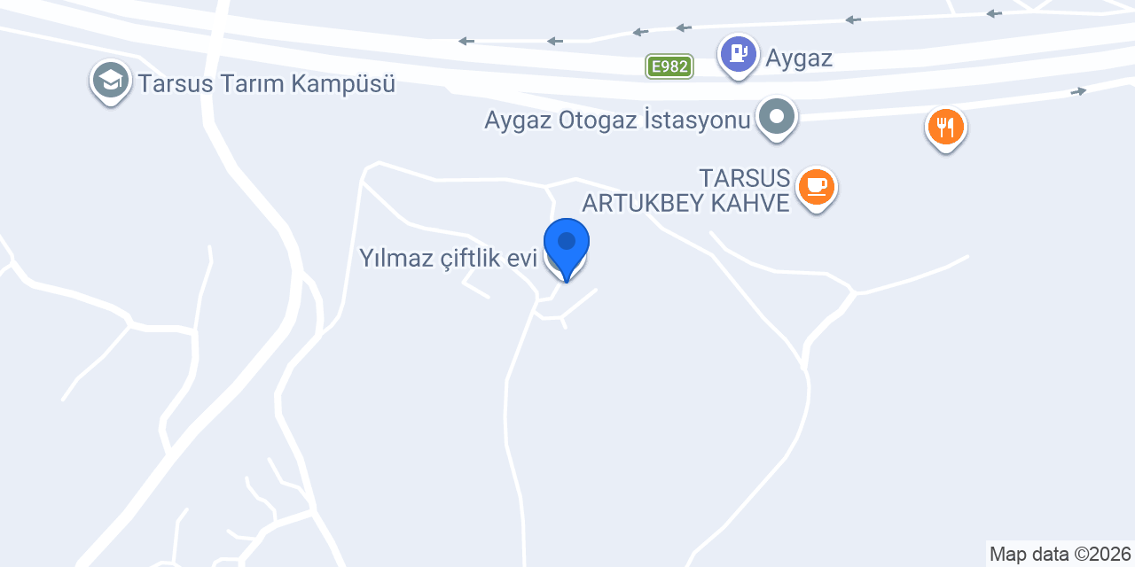 Yılmaz çiftlik evi konumu