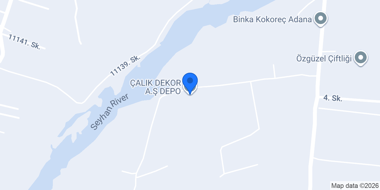 ÇALIK DEKOR A.Ş DEPO konumu