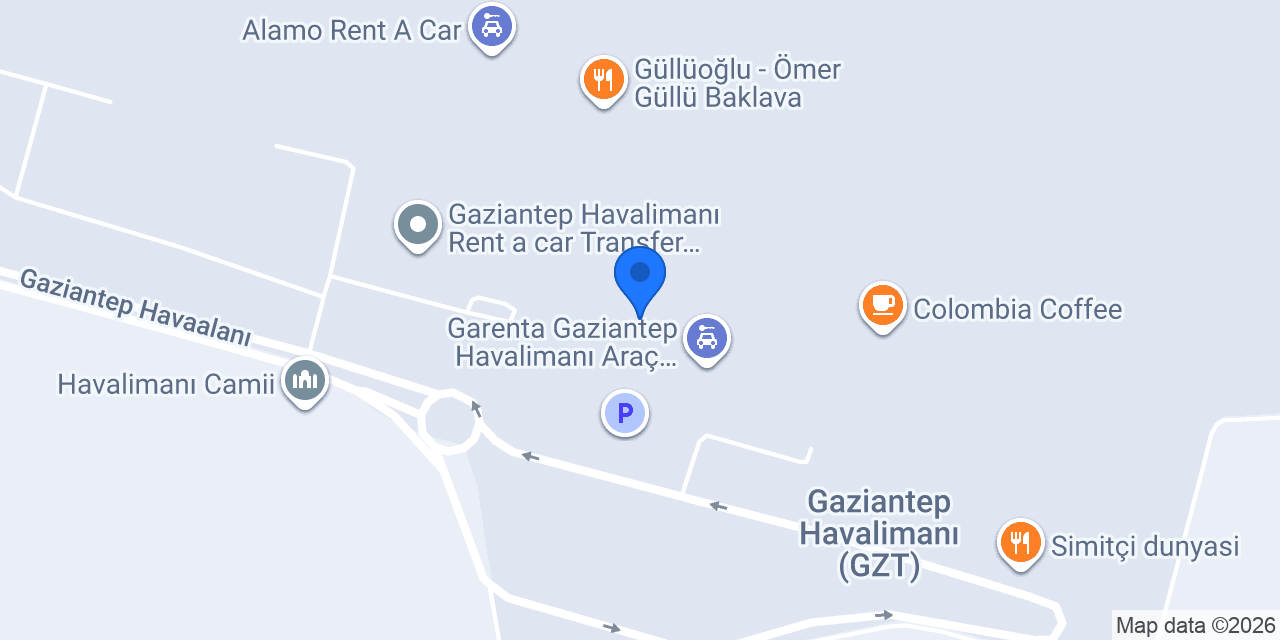 Gaziantep Masaj Salonu konumu
