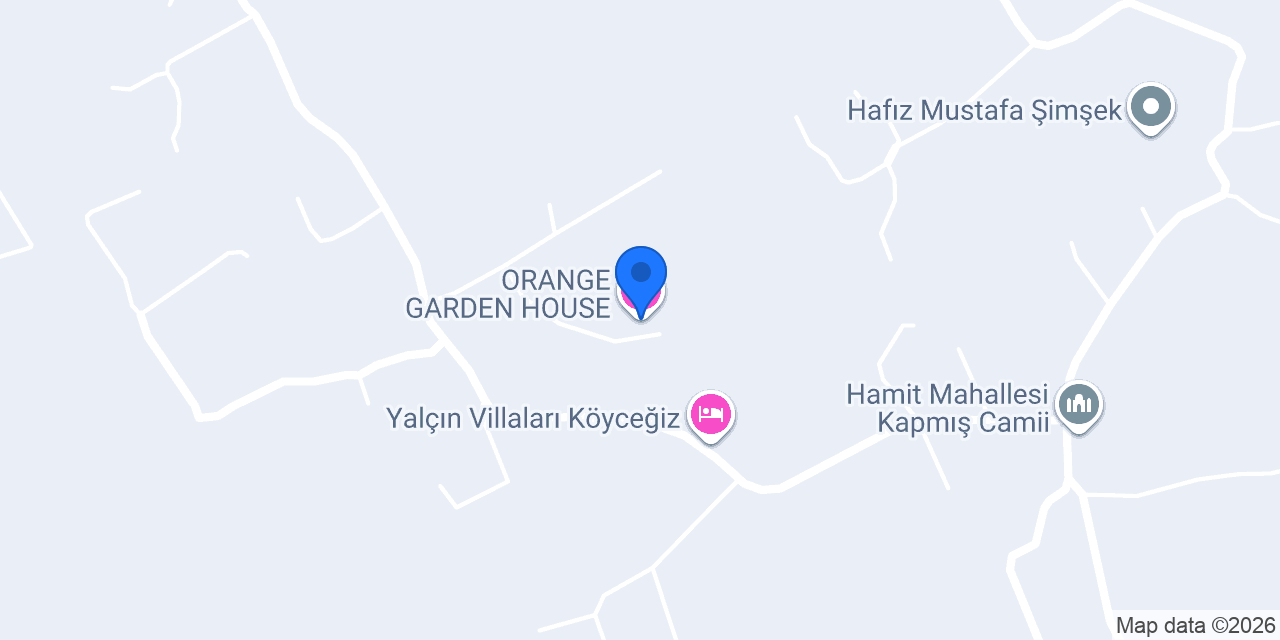 ORANGE GARDEN HOUSE konumu