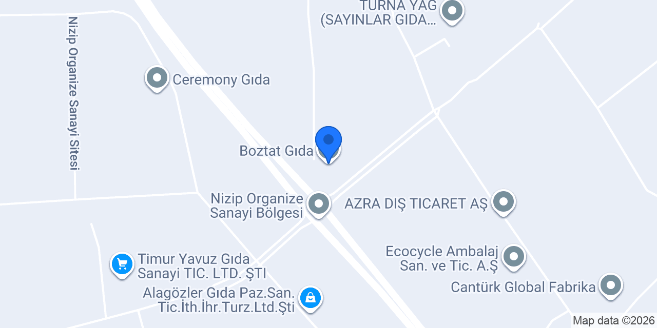 Boztat Gıda konumu