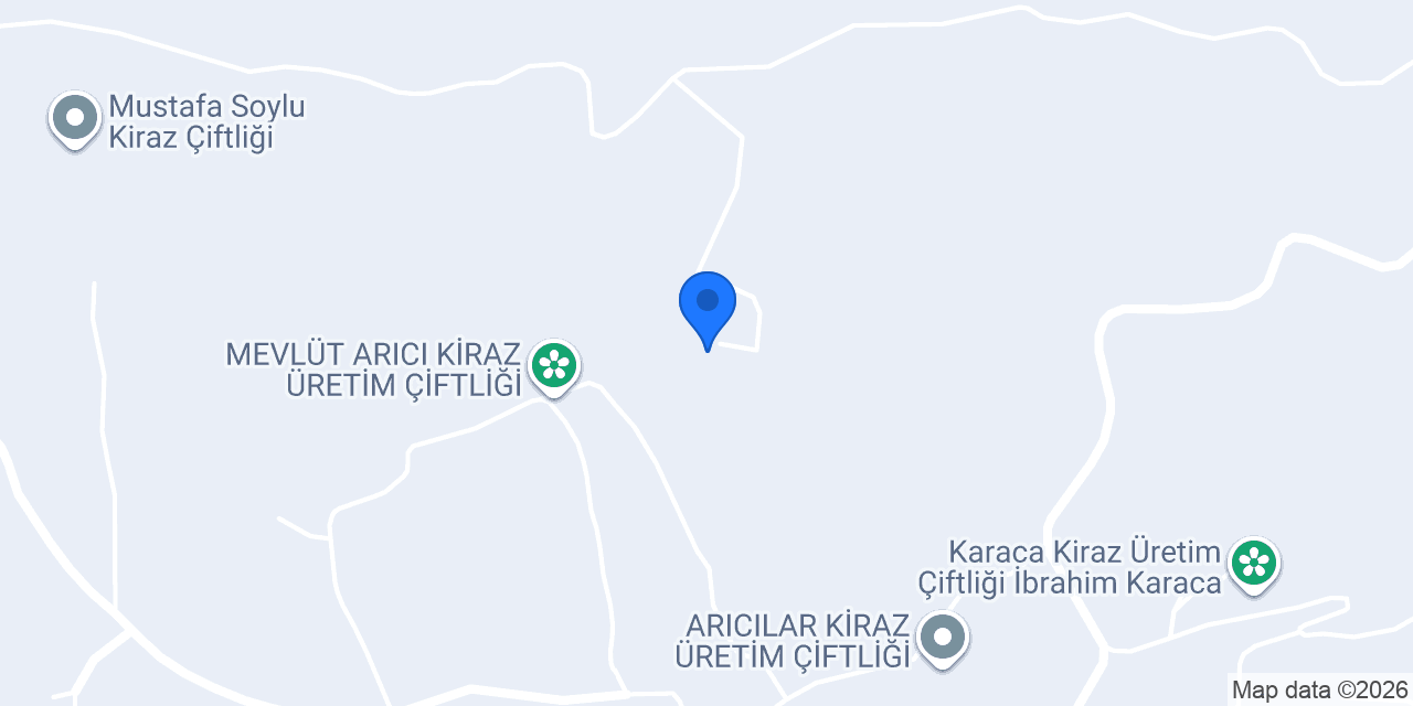 ÖZDEN Kiraz Üretim Çiftliği konumu