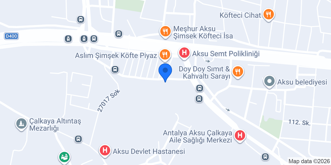Aksu Şampiyon Sulu yemek konumu