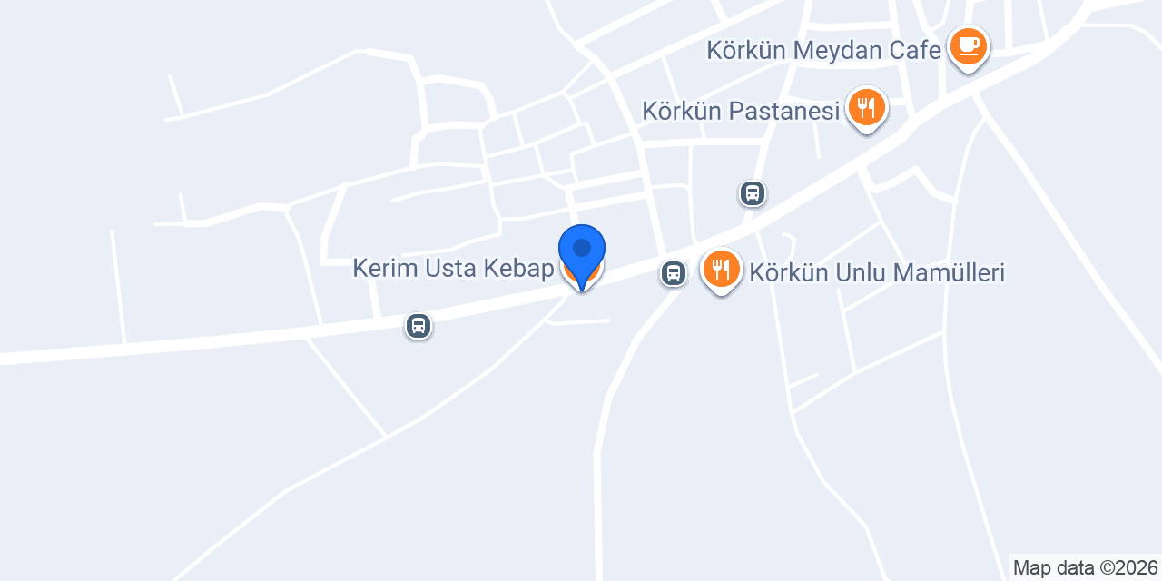 Kerim Usta Kebap konumu