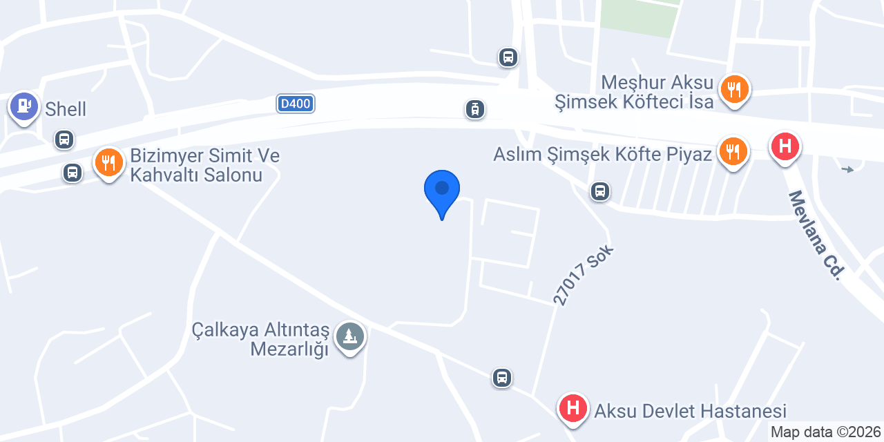 Aksu Anadolu Lisesi konumu