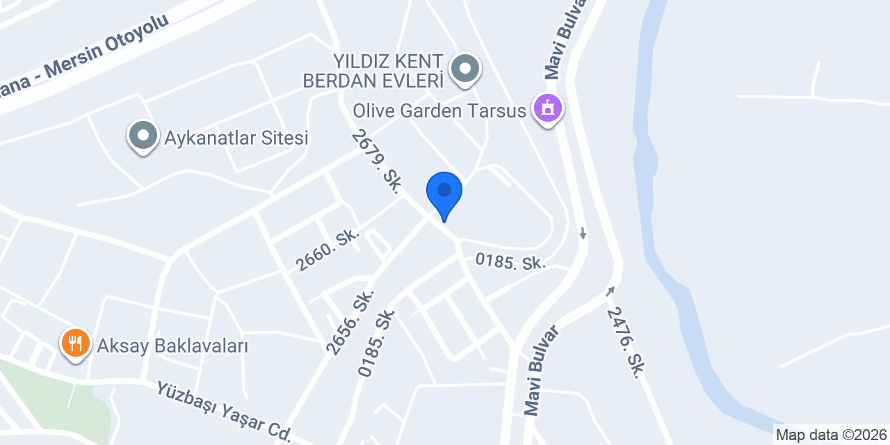 Tarsus Şahmeran Sağlık Kabini konumu
