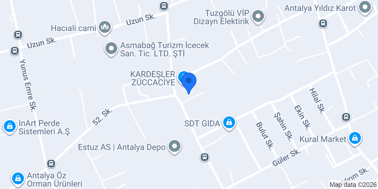 Luna Fresh Dış Ticaret A.Ş konumu