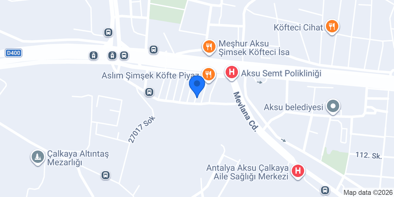 HK ELEKTRİK ELEKTRONİK AKSU ANTALYA konumu