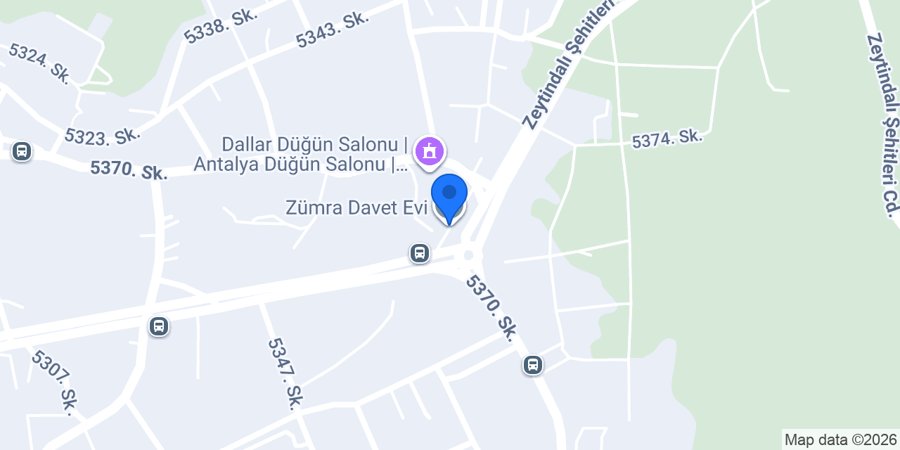 Zümra Davet Evi konumu