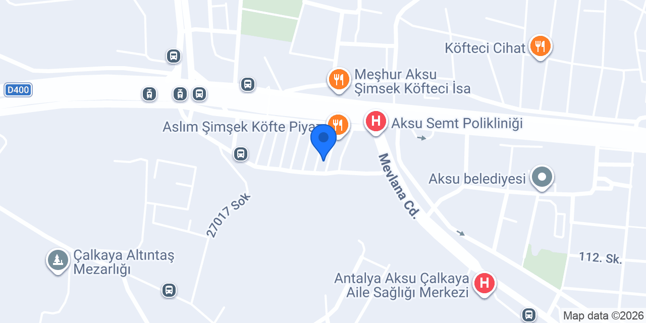 Hürcan Ertürk Veteriner Kliniği konumu
