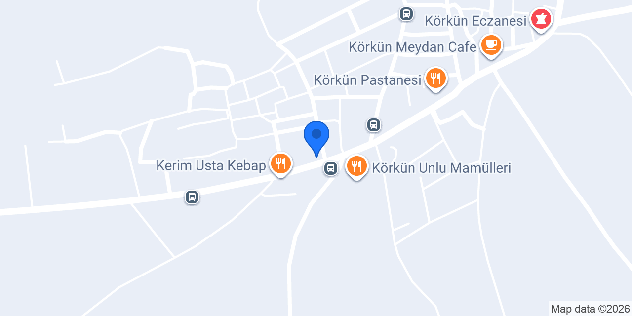 Körkün Miay veteriner Kliniği konumu