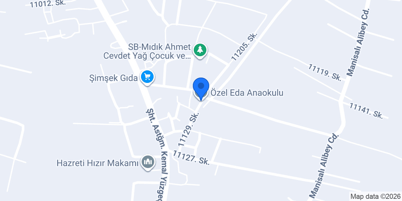 Özel Eda Anaokulu konumu