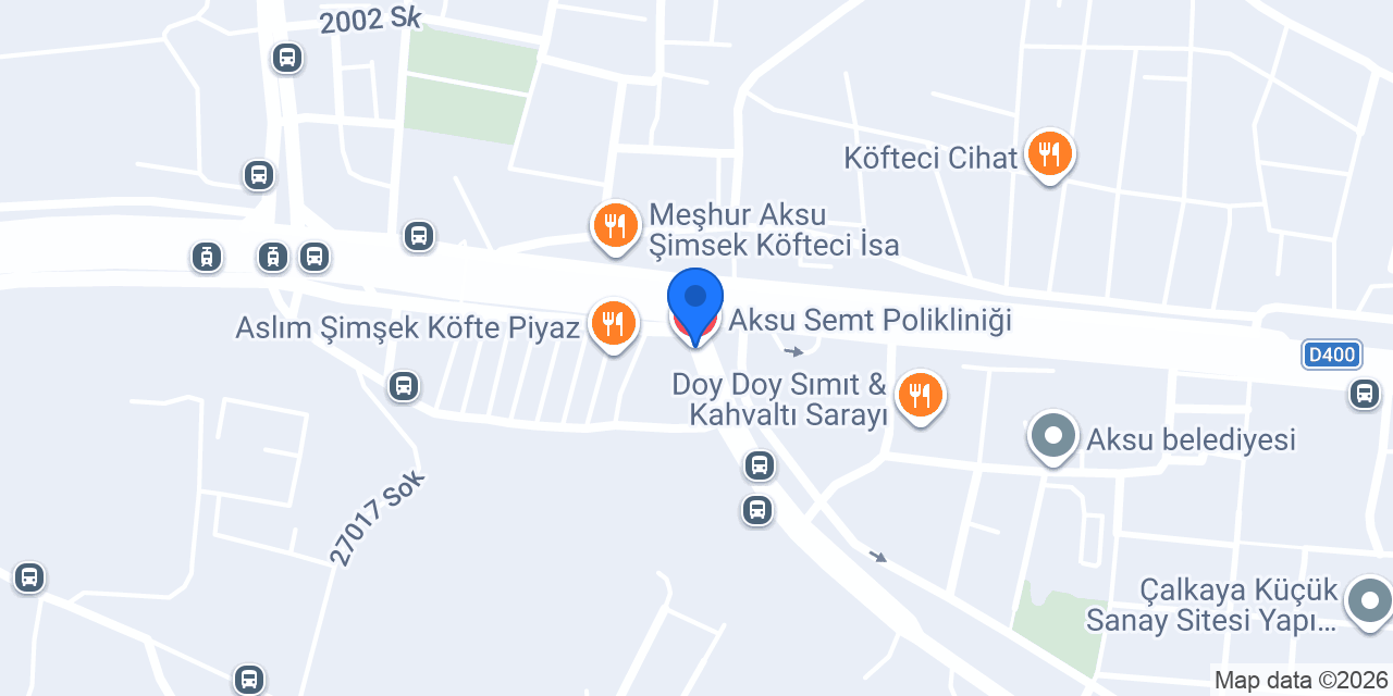 Aksu Semt Polikliniği konumu