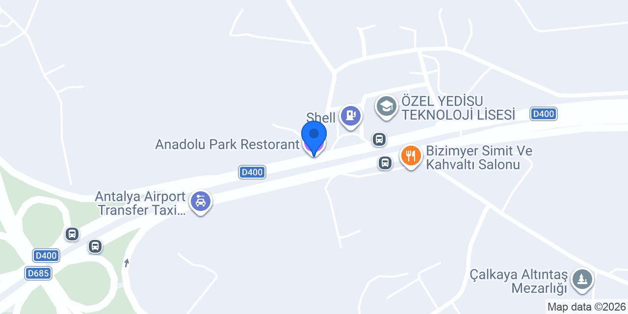 Anadolu Park Restorant konumu
