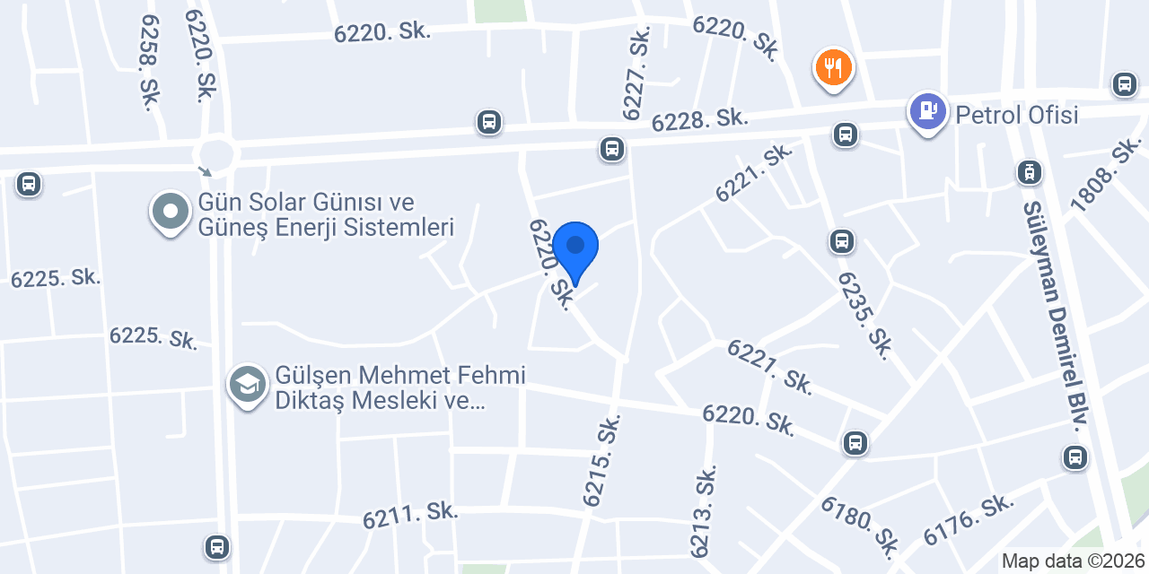 Martı A.Ş. Antalya Tadım Şube konumu