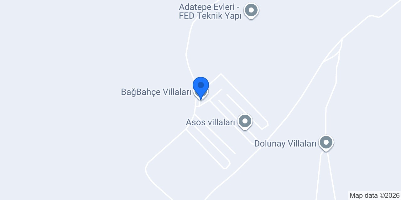 BağBahçe Villaları konumu