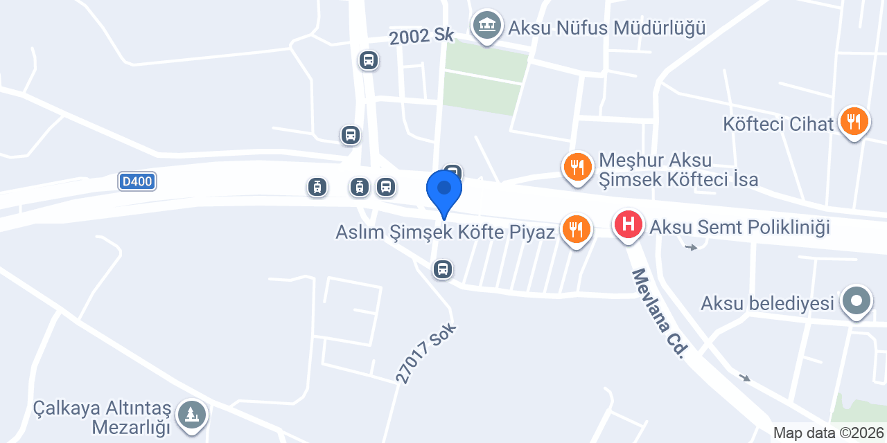 AKSU ATASEM ATABEM Kurs Merkezi konumu