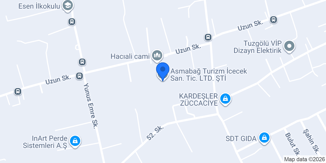 Asmabağ Turizm İcecek San. Tic. LTD. ŞTİ konumu