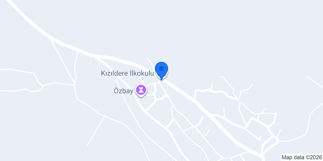 Kızıldere İlkokulu konumu