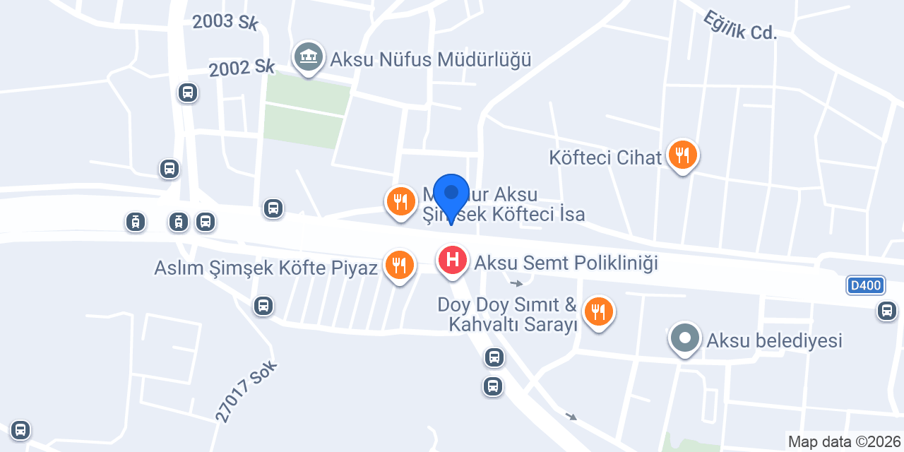Aksu Çiçek konumu