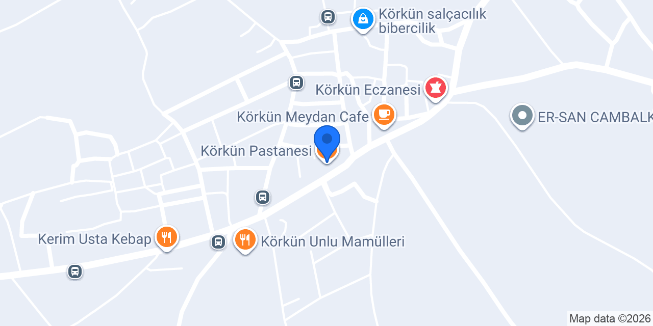 Körkün Pastanesi konumu