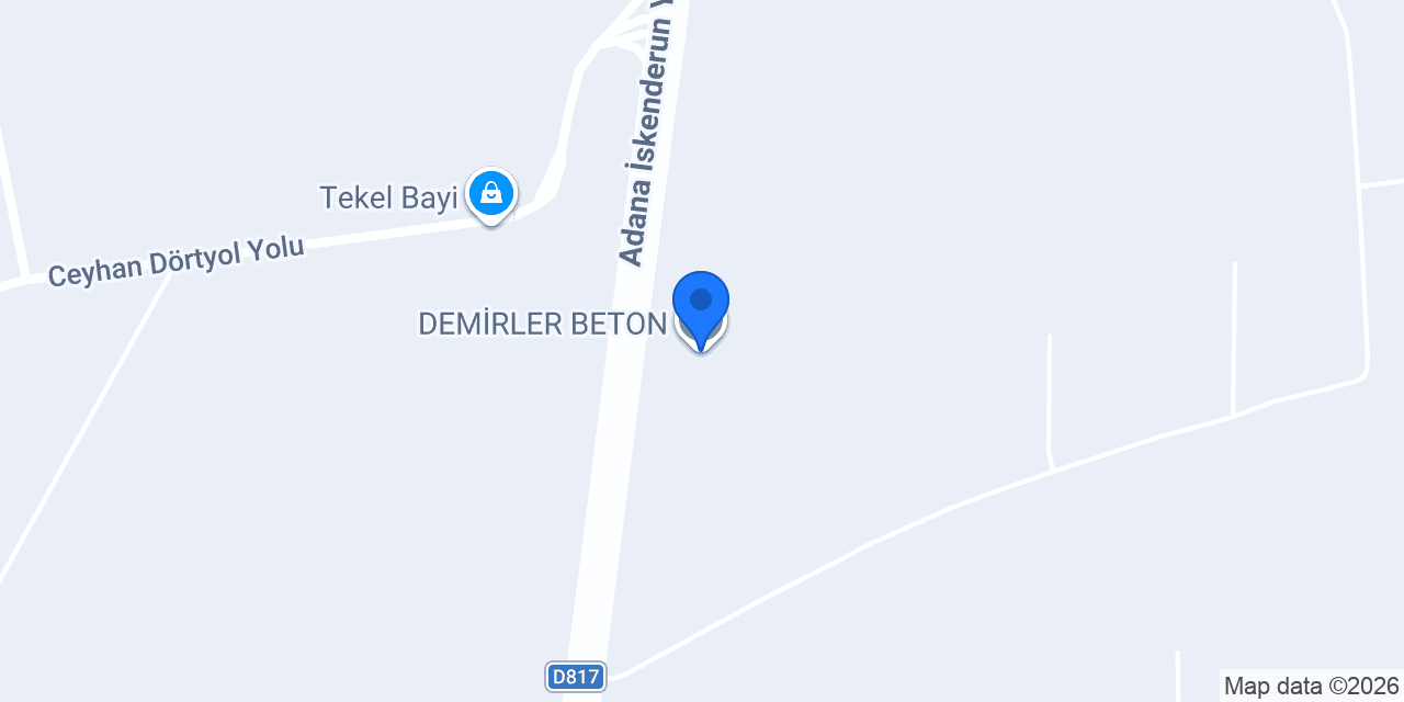 DEMİRLER BETON konumu