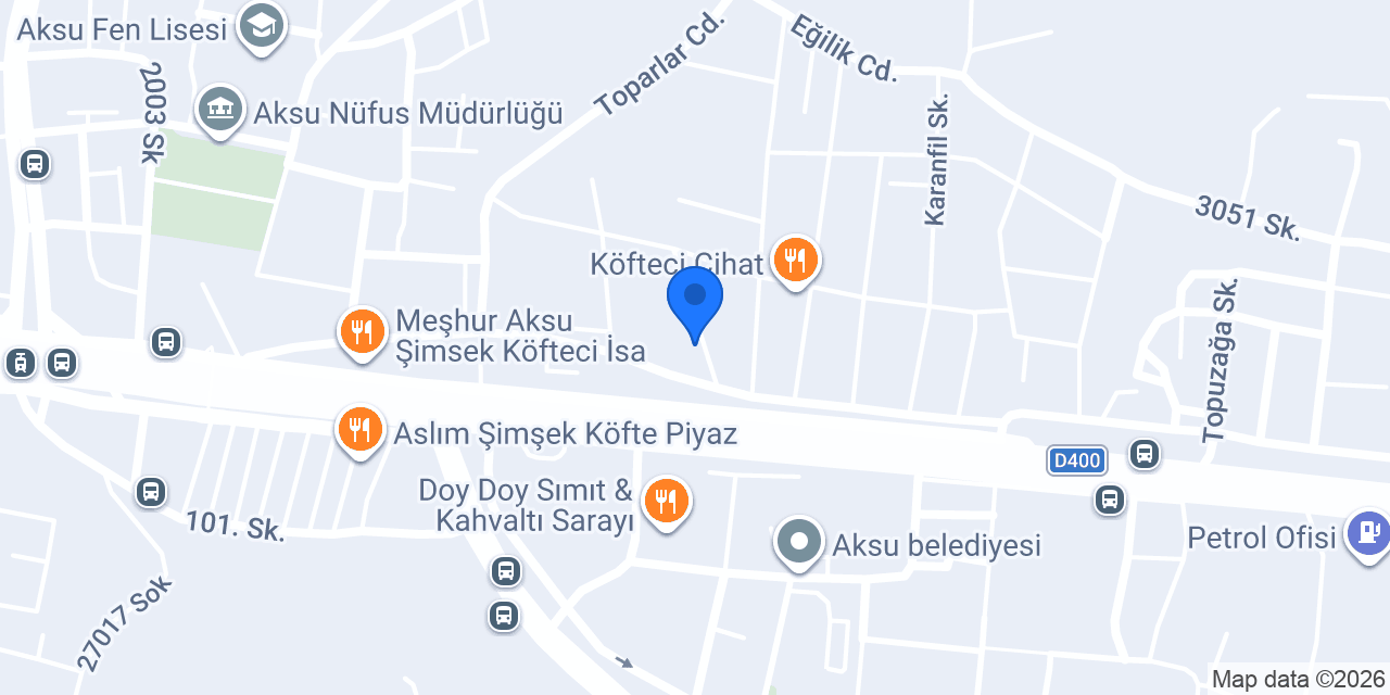 Perge Sulama / Rivulis Antalya konumu
