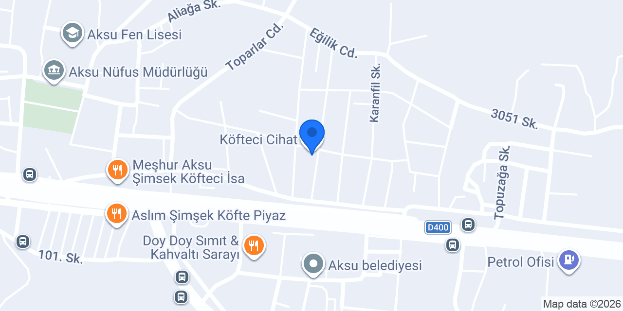 Köfteci Cihat konumu