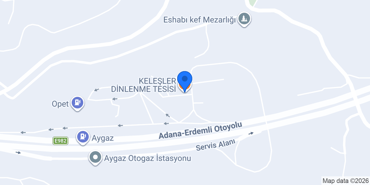 KELEŞLER DİNLENME TESİSİ konumu
