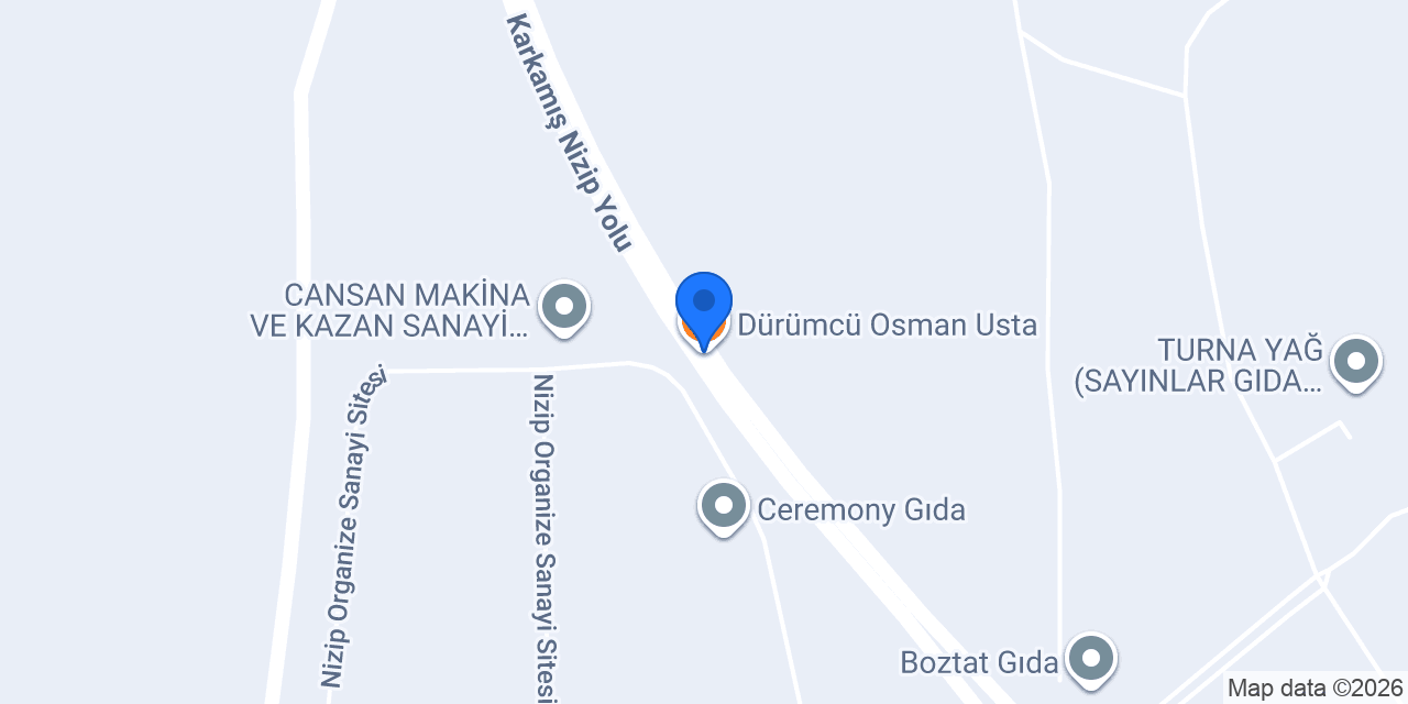 Dürümcü Osman Usta konumu