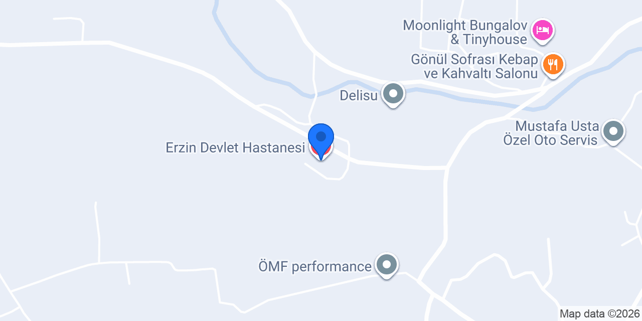 Erzin Devlet Hastanesi konumu