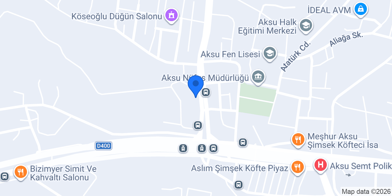 Aksu Kasabı konumu