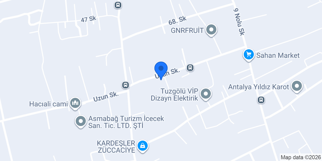 Uslu Otomotiv konumu