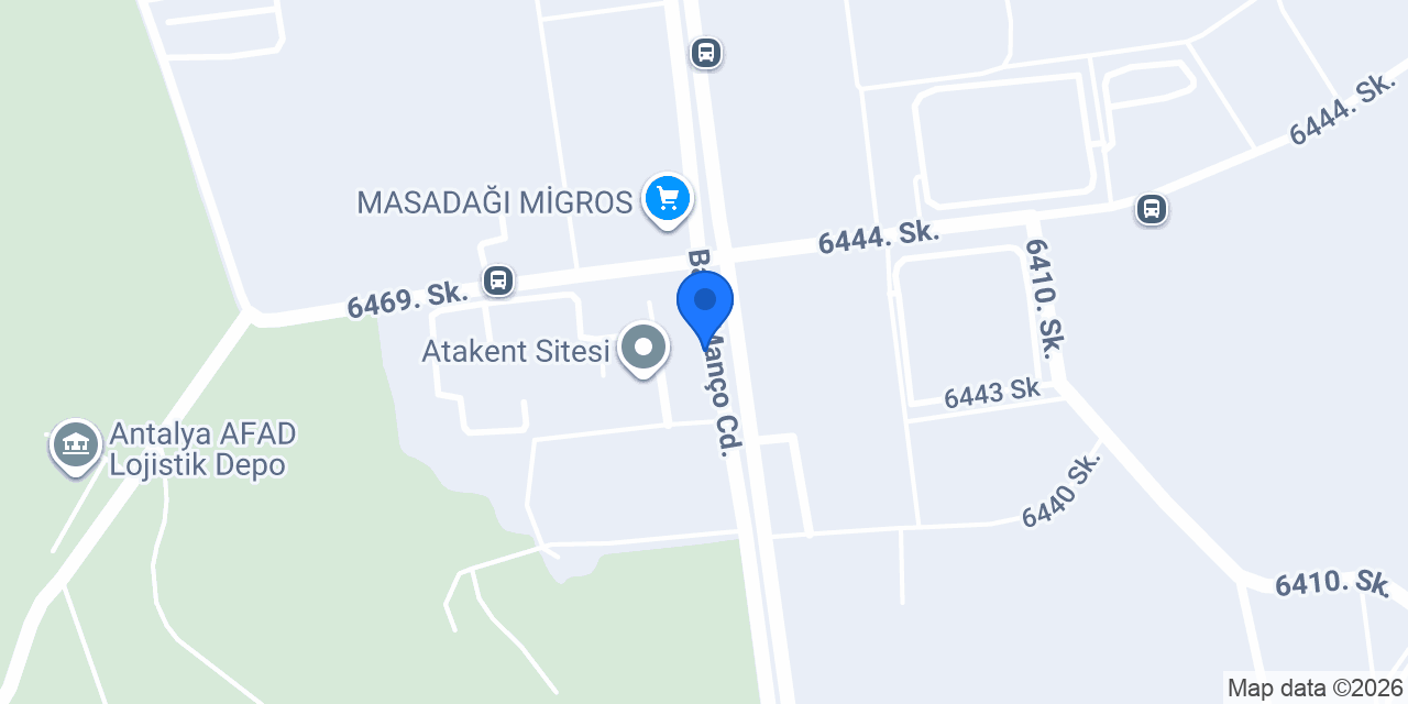 EMŞAV ANTALYA İL BAŞKANLIĞI konumu