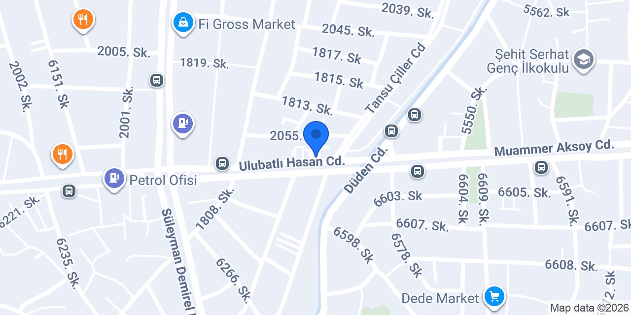 Ülkü Tekel Market konumu
